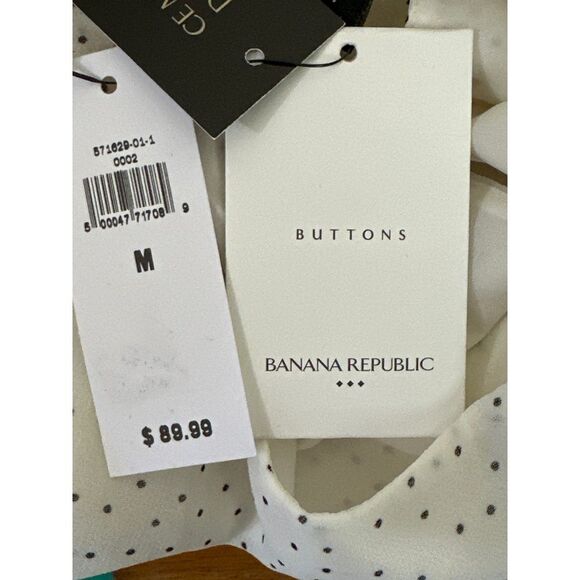 Banana Republic Dress Women's‎ Medium Chiffon Sheer Foemal NWT - Picture 10 of 11